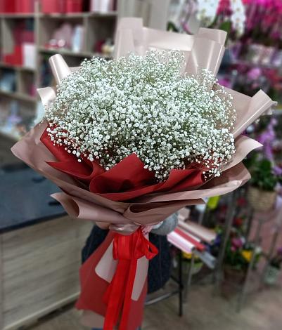 Букет цветов из: Гипсофила в Захарово